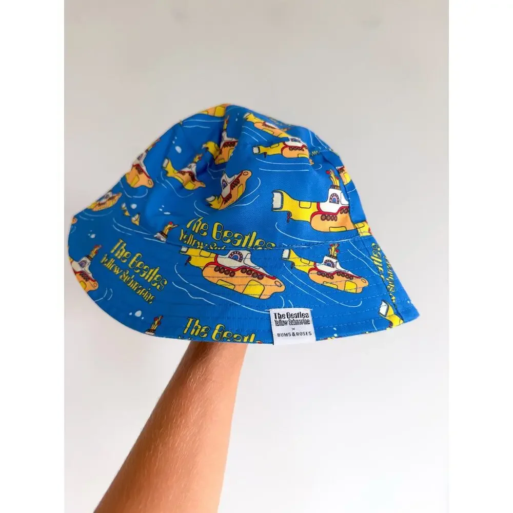 Bums & Roses The Beatles Yellow Submarine Bucket Hat Blue One Size